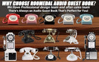 Audio Guest Book Wedding Phone, Record Customized Audio Message with Guest Book Retro Phone Audio GuestBook for Wedding Birthday Party Confession (Battery is Included) - Image 2