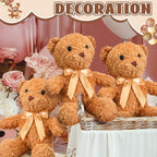 Seenelling 12 Sets Bear Diaper Changing Baby Shower Game Kit, Brown - Image 6