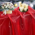 60 Yard Organza Fabric 44" Wide for Wedding Event Décor - Red by MDS