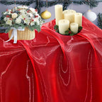 50 Yard Organza Fabric 44" Wide for Wedding Event Décor - Red by MDS