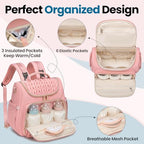 Tealari 4 in 1 Convertible Diaper Bag Backpack,Waterproof Baby Diaper Bag with Changing Pad,Converts into Baby Tote Bag,Diaper Backpack,Stroller Bag and Crossbody Diaper Bag - Image 7