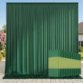 50ftx10ft Wrinkle Free Hunter Green Backdrop Curtains for Parties, Polyester Green Photo Backdrop Drapes 10 Panels 5x10ft for Wedding Birthday Baby Shower Photography Background by ENJOYYOURPARTY