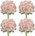 48 PCS Boho Roses Artificial Flowers, Silk by DIYDOFUN