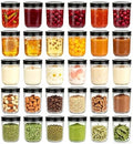 QAPPDA 6oz Glass Jars With Lids,Small Mason Jars Wide Mouth,Mini Canning Jars With Black Lids,Kitchen Storage Jars For Honey,Jam,Jelly,Baby Foods,Wedding Favor,Shower Favors,Spice Jars Set of 30 by QAPPDA