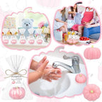 Demissle 40 Pcs Fall Pumpkin Baby Shower Soap Favors Bulk, Pink - Image 7