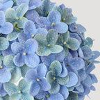 ZYTUYO 20 inches 4 Pcs Blue Green Real Touch Hydrangea Artificial Flowers Boho Lifelike Real Looking Latex Hydrangeas Flower with Long Stem for Home Decor Spring Table Centrepiece - Image 6
