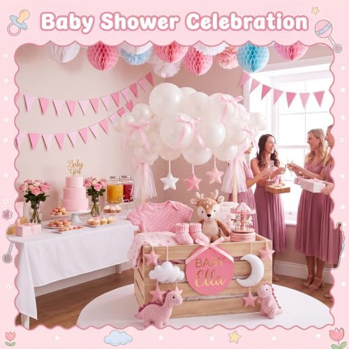 Novabright Wooden Baby Shower Crate Closet with Handle, Classic, Wood - Image 6