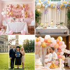 6.6FT Arch Backdrop Stand, White Metal Arch Stand for Wedding - Image 6