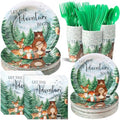 FillTouch 350 Pcs Let The Adventure Baby Shower Party Supplies by FillTouch
