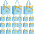 Jetec 45 Pcs Mini Thank You Gift Bag with Handle, Sky Blue/gold by Jetec