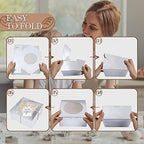 KPOSIYA 65PCS Bakery Boxes with Window 6x6x3 Inches 5 Style Cookie Boxes Small Pastry Boxes for Candy, Dessert, Pastry, Donuts, Birthday Party, Wedding(Silver) - Image 4