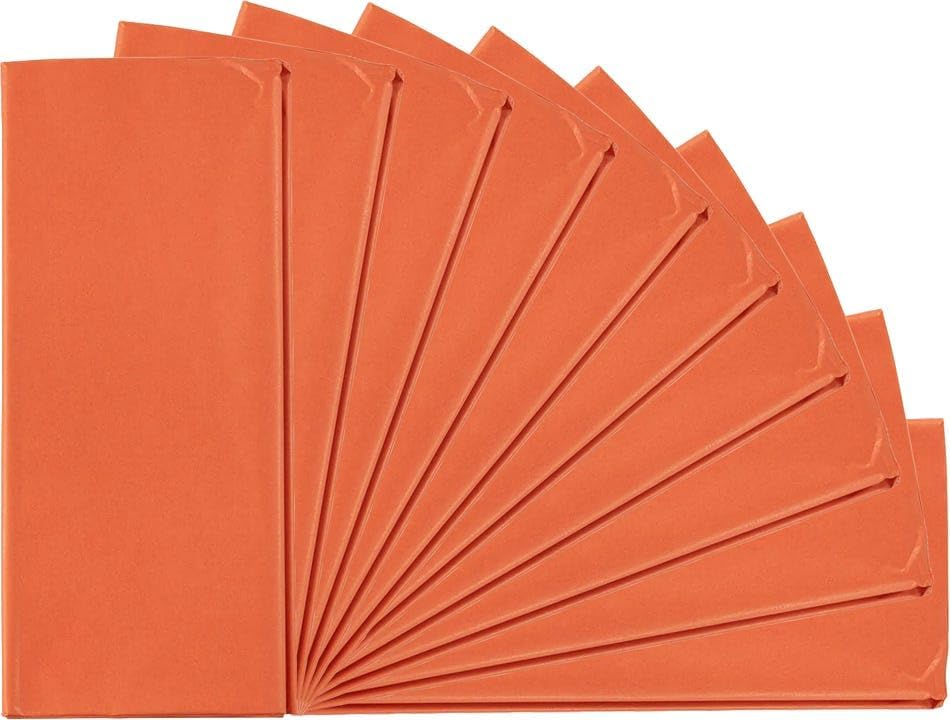 JAM Paper Tissue Paper - Orange - 100 Sheets/Pack - Image 4