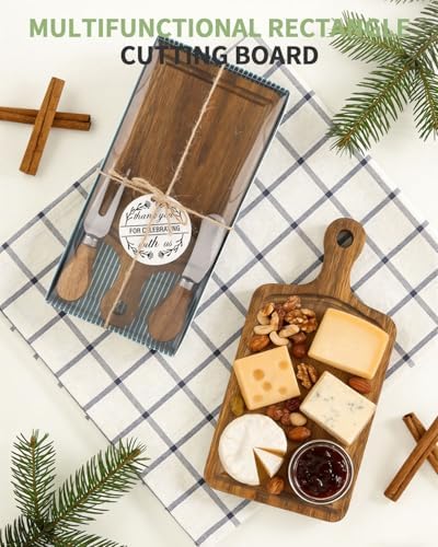 4 Set Bridal Shower Favor Prizes Charcuterie Board, Acacia Cheese Board - Image 7