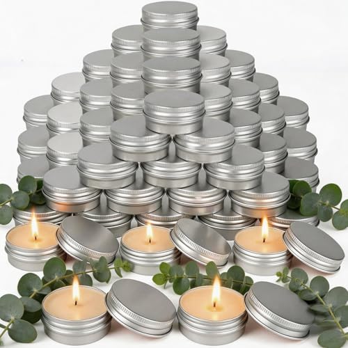 100 Pcs 1 Oz Mini Eucalyptus Scented Soy Candle Set,Wedding Favors for Guests Bulk 100,The Quantity of Multiple Sets Meets Your Needs for Wedding and Party Gifts and Party Favors. by Veiuwa