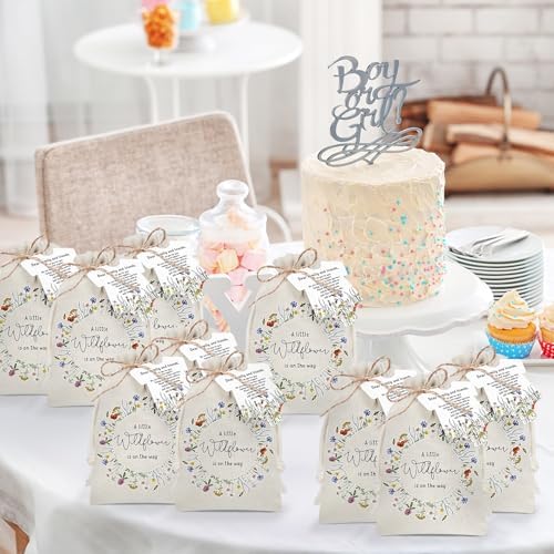 Fumete 50 Sets Wildflower Baby Party Favors for Guests, Wildflower - Image 6
