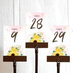Unique Flower Wedding Table Number Cardss 1-100 Double Sided For Reception Event Party Baby Shower Birthday 4x6 - Image 3