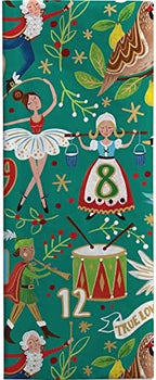 Jillson & Roberts 20" x 30" Printed Christmas Gift Tissue, 12 Days (48 Folded Sheets) - Image 2