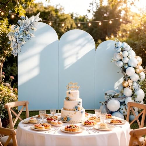 Arch Covers Set of 3(7.2FT+6.6FT+6FT), Arch Backdrop Stand Cover - Image 6
