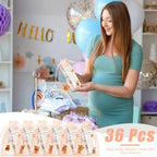 145 Pieces Baby Shower Favors for Guest Brown Teddy Bear Ballpoint Pens and Keychains Gifts Bulk Retractable Baby Shower Pens Gender Reveal Greeting Cards Souvenirs Prizes Party Favors - Image 7