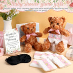 Simgoing 19 Pcs Bear Diaper Changing Game Supplies, Elegant, Pink - Image 6