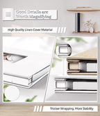 Artfeel Photo Album Self Adhesive Scrapbook Album for 3x5 4x6 5x7 8x10 Pictures,120 Pages Linen Cover with Display Window DIY Photo Book,Ideal Gifts for Family Travel Wedding Baby - Image 5