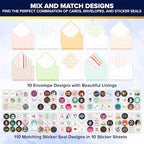 Decorably 110 Pack Gold Foil 5x7in All Occasion Cards Assortment Box Set - Image 6