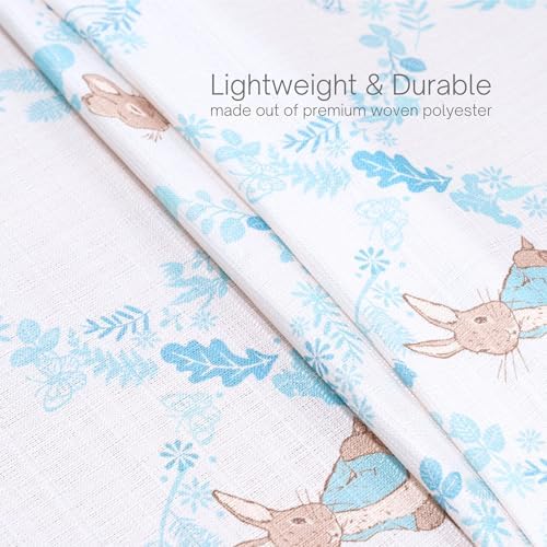 Peter Rabbit Book Tablecloth 60 x 84 Inch Rectangle Spring Table Cover for Dining Room, Tea Party & Entertaining, Woven Fabric, (100% Officially Licensed Product) by Franco Heritage - Image 5