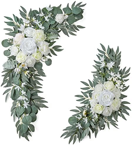 ponatia Artificial Wedding Arch Flowers Set of 2 by ponatia