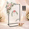 Welcome Sign Stand,50 x 30 x 20 Inch Wedding Welcome Sign by SelWatty