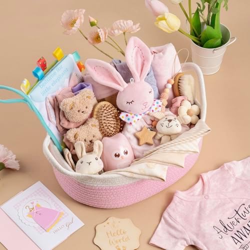 30 Piece Baby Gift Basket – Luxury Curated Baby Gift Basket for Newborn - Image 2