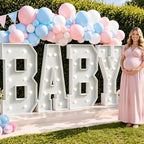 Imprsv Baby Letters For Baby Shower 4FT Marquee Letters Light Up Decoration - Image 2