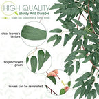 5 Pcs Willow Leaves Garland, 6 ft Willow Vines, Artificial Greenery Garland - Image 3