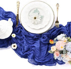 12 Pack Royal Blue Cheesecloth Table Runner 10Ft 23 x 120 Inch - Image 3