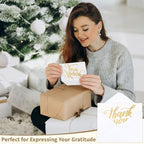 600 PCS Thank You Cards with Envelopes and Stickers, 3.5 x 5 Inch - Image 6