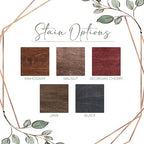 Personalized Wedding Guest Book Alternative with Last Name & Date, 5 Colors, 4 Sizes, Rustic Wedding Decorations, Includes Signing Marker, D3 - Image 2