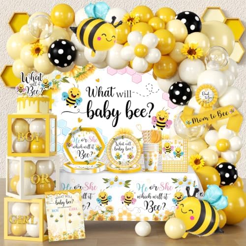 What Will Baby Bee Gender Reveal Decorations,Serves 25 Guests by Unknown