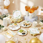 Pickmesh 400 Pcs Sage Green Bridal Shower Party Supplies Plates Serve 50 - Image 6