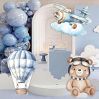 3 Pcs Airplane Baby Shower Birthday Decorations Large Cutouts Gender Reveal Sign 1st Birthday Party Centerpieces for Baby Shower Party Supplies Photo Booth Props Backdrops Decor - Image 6
