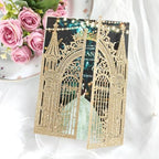 20PCS Laser Cut Wedding Invitations,Wedding Invitation Card Pocket,Quince Invites,Sweet 16 Invitations,Quinceanera Invitations,Laser Cut Invitations For All Occasions - Image 6