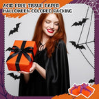500 Sheets Orange Black Tissue Paper 15x20 Inch for Halloween Gift Bags - Image 6