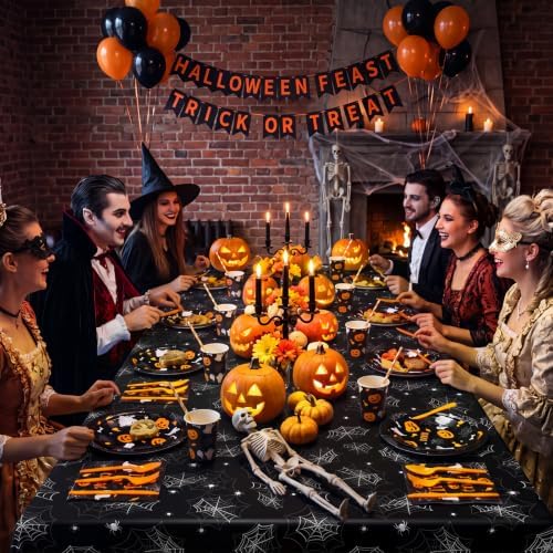 Ceenna Halloween Trick or Treat Party Supply Decoration for 50, Orange - Image 5