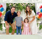 10X8Ft Wedding Backdrop Spring Flowers Background Photography Backdrops for Parties Wedding, Girls Birthday Princess Weeding Bridal Shower Floral Anniversary Ceremony Decor - Image 5