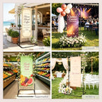 Wedding Welcome Sign Easel Metal Poster Holder Vendor Display Stand - Image 6