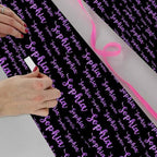 AOFUN Custom Gifts Paper Gifts For Husband Personalized Name Text Fashion Birthday Gift Custom Name Gift 3 Rolls 58" x 23" - Image 4