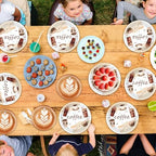 gisgfim 48 Pcs Coffee Party Plates Supplies Tableware Set Coffee Bean Birthday Party Decorations Latte Fun Cup Theme Baby Shower Table Supplies Favors Decors for 48 Guests (Pack of 3) - Image 6