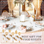 Funnymoom 24 Sets Wedding Bridal Shower Favors, Bamboo Wooden Spoons - Image 3