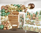 267PCS Fexivo Woodland Baby Shower Decorations Set, Serves 25 Guests - Image 3