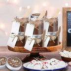 Hoolerry 50 Set Hot Chocolate Jars with Lids 3.4 oz Small Jars Party Favors - Image 4