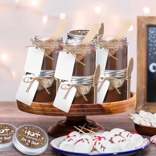 Hoolerry 50 Set Hot Chocolate Jars with Lids 3.4 oz Small Jars Party Favors - Image 4