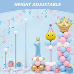 Hicarer 8 Sets Balloon Column Stand Kit, 7ft, Classic Metal - Image 4